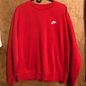 Red Nike Sweatshirt